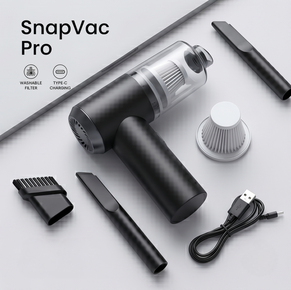 SnapVac Pro™ | Mini Power Vacuum Cleaner