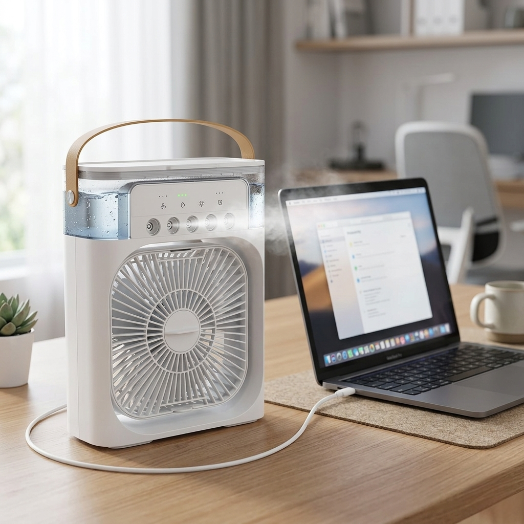 ChillSnap™ | Portable Mini Fan Cooler